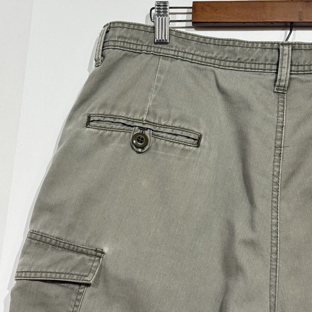 VTG Polo Ralph Lauren Shorts Mens Size 36 Olive Drab Green Cargo Hiking Outdoors - Picture 8 of 11